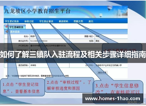 如何了解三镇队入驻流程及相关步骤详细指南