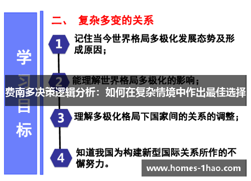 费南多决策逻辑分析：如何在复杂情境中作出最佳选择